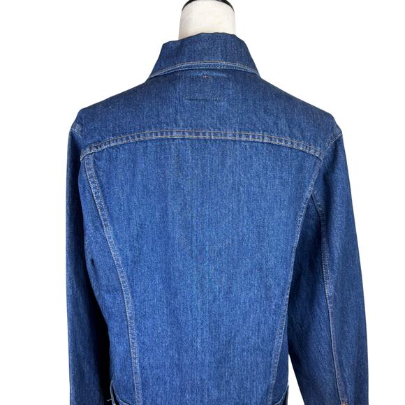 Levi's Men's 42 Vintage 70506 Dark Wash Denim Button Front Trucker Jean Jacket - Picture 6 of 13